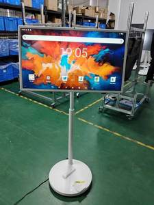 Smart <span class=keywords><strong>TV</strong></span> Mobile da 21.5, <span class=keywords><strong>27</strong></span> e 32 Pollici con Ruote, Digital Signage Intelligente Girevole, Smart <span class=keywords><strong>TV</strong></span> Portatile Interattiva Android - Product Image 2