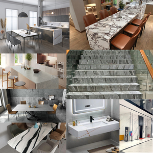 Carreaux <span class=keywords><strong>de</strong></span> porcelaine noirs mats 6mm 12mm, grandes dalles <span class=keywords><strong>de</strong></span> pierre frittée, carreaux <span class=keywords><strong>de</strong></span> porcelaine effet marbre <span class=keywords><strong>noir</strong></span>, façade en pierre frittée Artic White - Product Image 5