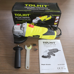 Tolhit 4.5 inch xách tay không dây điện máy mài góc 720W 115mm nhỏ tay kim loại Mài Máy kích hoạt mài cho - Product Image 2