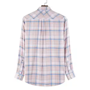 Button Down Plaid Shirts Casual Shirts Womens Plaid Flannel Shirt Long Sleeve Collar Button Down Blouses Tops