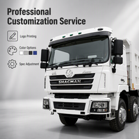 Camion benne Shacman X3000 6x4 neuf, moteur Euro 3, transmission automatique, capacité de charge >50T, conduite à gauche pour travaux d'ingénierie