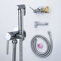 Pistolet de pulvérisation hygiénique en laiton pour douche et toilettes, avec buse autonettoyante