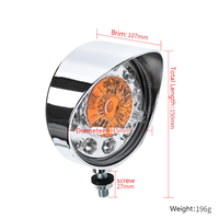 Feux de position latéraux pour camions 24V LED Feux de gabarit Clignotants Feux arrière pour remorques et camions