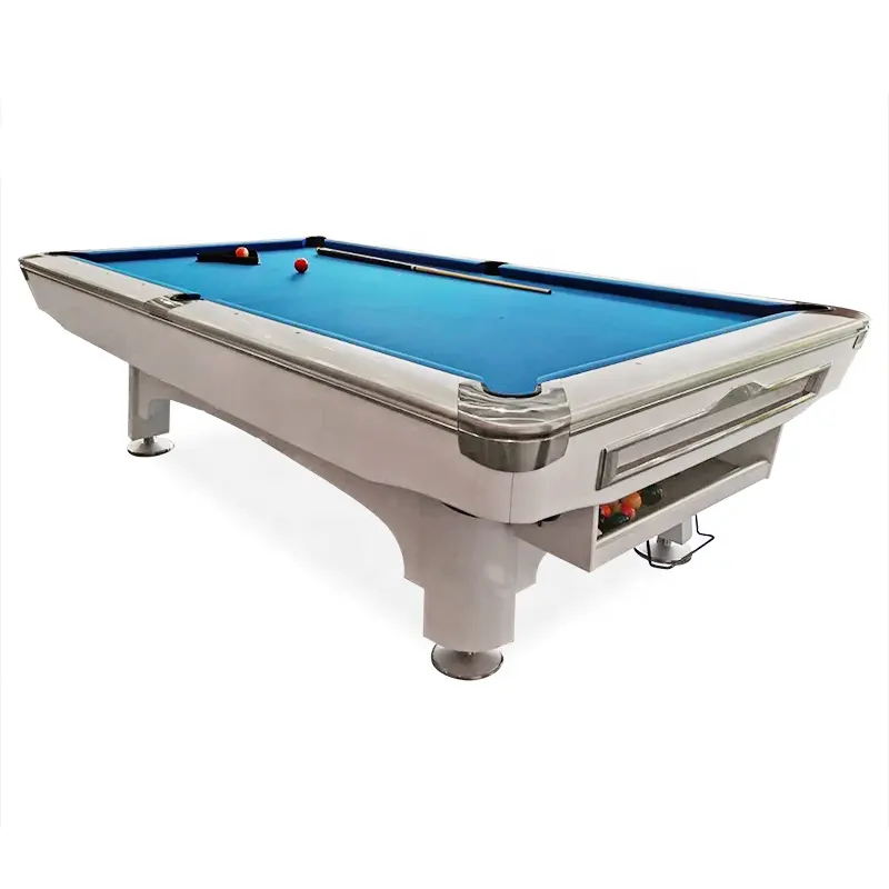 Massief Houten 9Ball Biljarttafel Commerciële Pooltafel 9ft