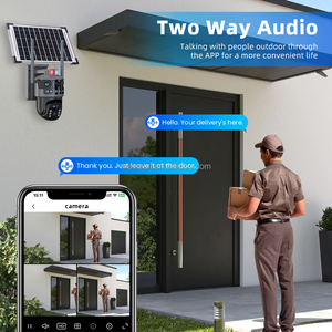 8MP <span class=keywords><strong>2</strong></span> Objektiv 4K Solar panel Power Wireless WiFi CCTV IP PTZ Kamera Outdoor V380 Pro Überwachungs sicherheit WiFi Solar CCTV Kamera - Product Image 3