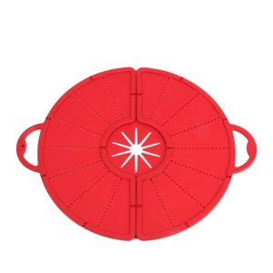 Ustensile pliable en silicone de qualité alimentaire, anti-éclaboussures, anti-poussière, couvercle de friture pour pot d'huile, facile à ranger - Product Image 1