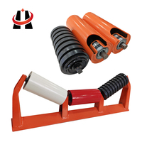 Rodillo para transportador, juego de soportes para tubos de acero, sistema de soporte para cintas transportadoras de minería, rodamientos sellados, precio directo de fábrica
