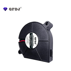 QFDJ 6015 Centrifugal Fan 6Cm 12V DC Motor Black Plastic For Cooling And <b>Humidifier</b> - Product Image 3