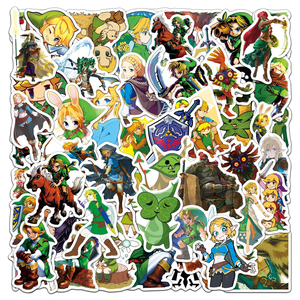 50 autocollants graffiti <span class=keywords><strong>Zelda</strong></span> neufs pour décorer les bouteilles, autocollants de dessin animé The Legend of <span class=keywords><strong>Zelda</strong></span> - Product Image 1