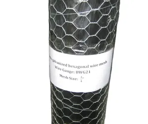 Anping factory cheap price PVC galvanized chicken wire Hexagonal Wire Mesh Hexagonal wire netting rolls for poultry cage