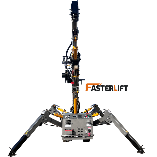 3Ton 5ton Load Capacity Telescopic Arm Crane Spider Car Crane for Various Space