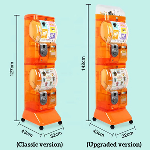 Distributore Automatico di Capsule Giapponesi a Moneta, Macchina per Giocattoli Gacha con Capsule da 75-100mm, Mini Distributore di Giocattoli Gacha - Product Image 2