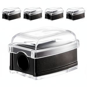 MISSHA Set 5 pezzi temperamatite facile in plastica nera - Product Image 1