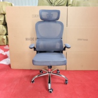 Chaise de bureau inclinable avec dossier en maille réglable pour le bureau