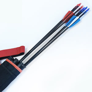 Hitop <span class=keywords><strong>2022</strong></span> al aire libre 31 pulgadas de fibra de vidrio flecha 400 columna deporte sangriento ejes de tiro con arco compuesto arco y flecha de tiro con arco - Product Image 4