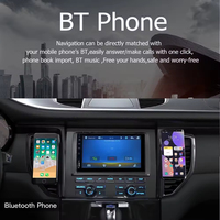 Audio Mobil MP5 7023B Layar Sentuh 7-inci 2DIN Mendukung USB Stereo Radio FM Tuner Mendukung Bluetooth