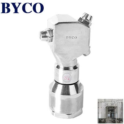 BYCO 18250 Stainless Steel Rotary Spray Ball Tank Washing Self Cleaning Nozzle