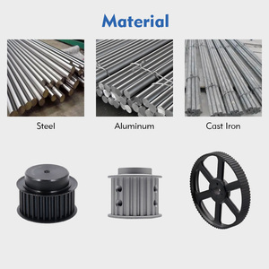 Polea de Transmisión HTD 3M de Aluminio, Acero y Hierro Fundido Anodizado y Ennegrecido Cdriva, Polea para Correa de Distribución de 10, 12, 14, 15, 16, 18 y 20 Dientes - Product Image 4