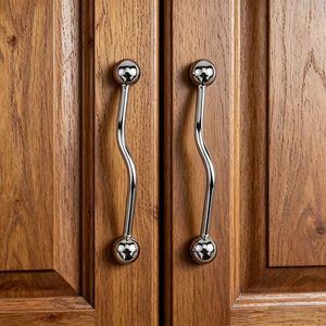 Tirador Moderno de Aleación de Zinc para Muebles, Acabado Cobre Cepillado, Perilla Esférica para Cajones y Armarios de Cocina - Product Image 6
