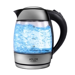 Adler 1,8 L portatile elettrico Smart Bollitore 2200W filtro Anticalcare Bollitore in vetro colorato per uso domestico-codice prodotto Ad_1246 - Product Image 2