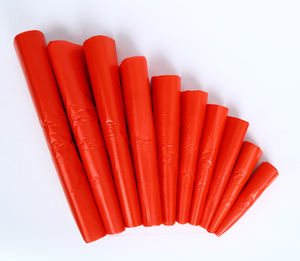 Customized Large Thick Red PVC Disposable Fruit/<b>Vegetable</b> Beverage/Garbage Shopping Tote <b>Bag</b> Convenient Food Packaging - Product Image 6