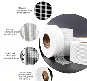 ม้วนตาข่ายไฟเบอร์กลาส 160 กรัม / ตาข่ายไฟเบอร์กลาสสำหรับฉาบปูน - Product Image 3