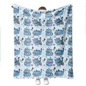 Bán Buôn Tùy Chỉnh In Anime K-POP Kpop Quỷ Thợ Săn Mềm Mại Thoải Mái Lông Cừu Sang Trọng Mặc Chăn Cho Trẻ Em Sinh Viên - Product Image 4