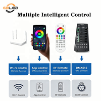 Tira de LED RGBIC COB Inteligente WS2811 12V 24V 420LEDs/M Sin Puntos, Control por Aplicación, Color de Ensueño, para Decoración de Hogar, Bar, Escenario, Fiesta, CE RoHS
