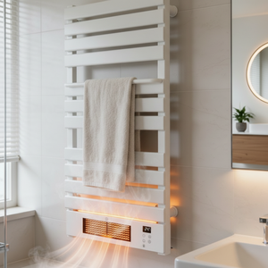 Scaldasalviette Elettrico da 2000W, Asciugatore Intelligente per Bagno con Asciugatura Rapida, Design a Colonna, a Risparmio Energetico - Product Image 6