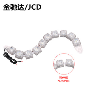 ไฟเดย์ไลท์ LED แบบยืดหยุ่น รุ่น Snake 12v สีขาว 9 12 18 ดวง สำหรับตกแต่งรถยนต์ - Product Image 5