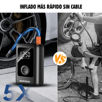 Gonfleur de pneu de compresseur d'air de voiture portable avec manomètre numérique Gonflage rapide Matériau ABS pour voitures-Vente en gros OEM