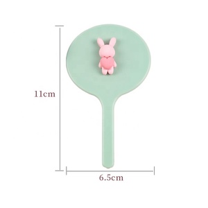 Specchietto Tascabile Personalizzato a Forma di Coniglietto, Specchio Portatile Rotondo HD per Ragazze, Mini Specchio Personalizzabile - Product Image 6