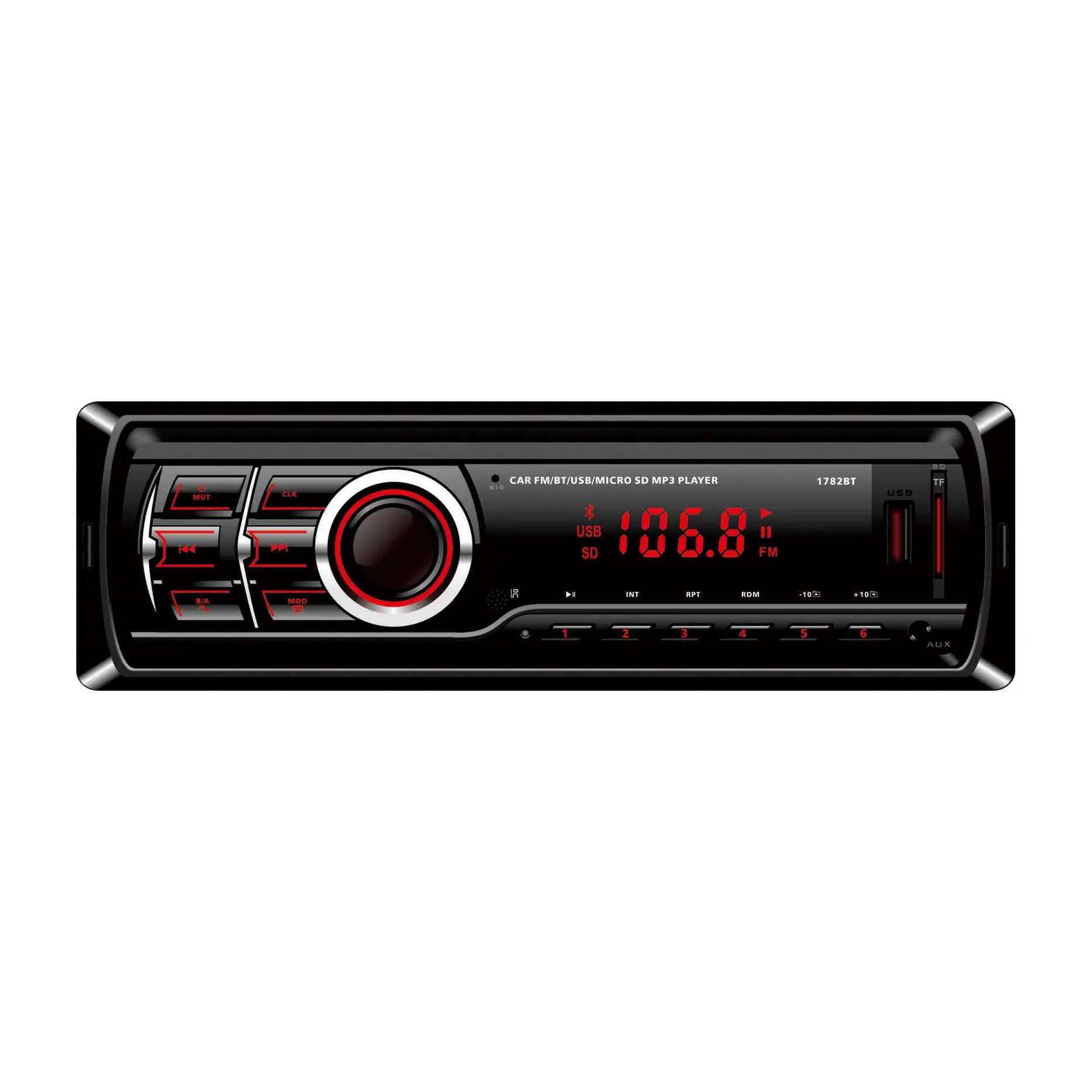 car mp3 receiver usb tf fm radio