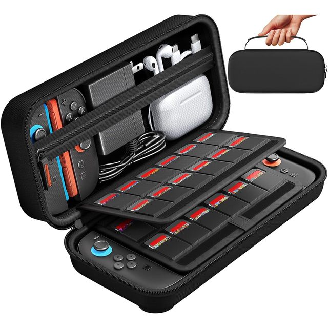 Shockproof Portable Storage Bag for Nintendo Switch 2 Console Hard Carrying Case Protective Bag for Switch 2 Travel Handbag