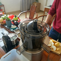 Presse-agrumes à froid commercial LingJing en acier inoxydable robuste pour fruits et oranges, idéal pour la restauration, les hôtels et les bars à jus