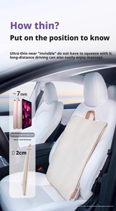 Cuscino Massaggiante Riscaldato per Auto, Casa e Ufficio, Supporto Ergonomico Ultra-Sottile per Schiena e Vita, Tappetino Massaggiante Senza Fili per Ampi Aree - Product Image 6
