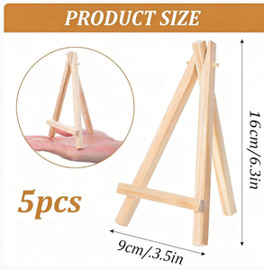 Mini Caballete de Madera de Pino Huixishi para Pintura y Dibujo, Ideal para Fotos de Bodas, Letreros, Manualidades, Exhibición y Regalos - Product Image 2