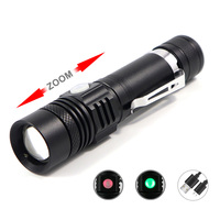 Lampe de poche tactique XML T6 étanche, la plus brillante, rechargeable par usb, torche portable pour l'auto-défense, 1200 lumens