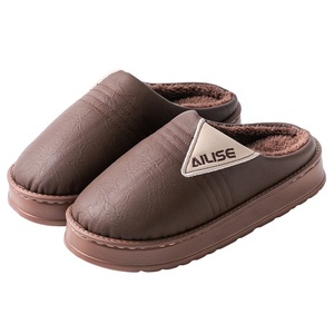 2025 Thick Sole Non-Slip Warm Plush Indoor Home Use for <strong>Slippers</strong> for Men Women Breathable Cute Closed Toe Versatile Cotton - Product Image 5