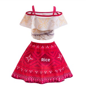 Nouvel ensemble <span class=keywords><strong>2</strong></span> pièces pour filles : Maillot de bain <span class=keywords><strong>Moana</strong></span> Cosplay à séchage rapide pour l'été - Product Image 3