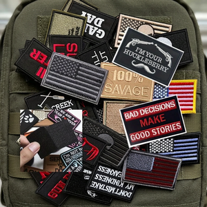 Parche Bordado 3D con Relieve de Esqueleto Punisher de Gadsden, Etiqueta de la Bandera de EE. UU., Personalizado para Gorras, Termoadhesivo, con Velcro, de Lona y Resina - Product Image 3
