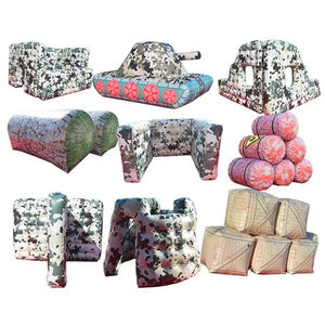 Caméra de tir à l'arc avec des armes à feu, ensemble d'éléments volants à Air gonflables, bon marché, boîte de voiture, Camouflage, briques mur gonflable, Paintball - Product Image 3