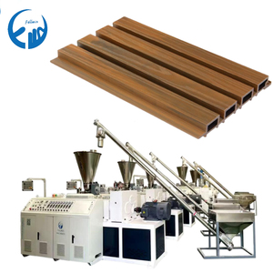 Linea di Produzione per Rivestimenti Esterni in WPC (Wood Plastic Composite) per Pareti, Pallet Logistici, Pavimentazioni e Panchine Casuali - Macchina Estrusore per Plastica - Product Image 1