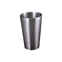 Gobelets en acier inoxydable à double paroi réutilisables pour le camping en plein air de qualité supérieure tasses en acier à double couche résistantes à la chaleur pour le café