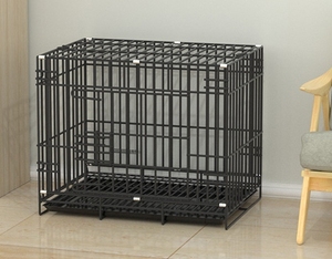 Katlanabilir Metal tel köpek sandık elverişli taşınabilir kolayca monte kolay kurulum çelik köpek kafesi - Product Image 5