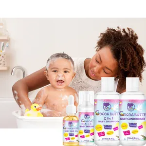 Curlymommy Branded Or Private Label Natural Healthy Kids Baby Hair Care Set Without Alcohol