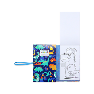 Khủng long theo chủ đề trẻ em màu cuốn sách thiết lập bù đắp in với màu bút chì & giấy nến làm từ chất lượng giấy - Product Image 4