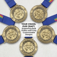 Médaille de finisseur sportive en alliage de zinc personnalisée pour marathon, football, triathlon, cross-country, trail running – Médaille souvenir en gros