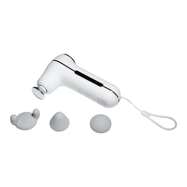 ESINO ES-A02 Handle Mini Ultrasonic Myofascial Muscle Recovery Massage Gun Heating 3 Massage Heads Wireless Remote Control 7.4V