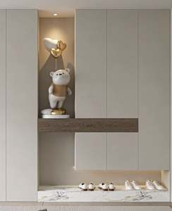 Zapatero de Madera Moderno y Duradero, Fácil de Montar, Mueble Apilable para el Hogar o Apartamento, Almacenamiento de Zapatos Elegante para la Sala de Estar - Product Image 1